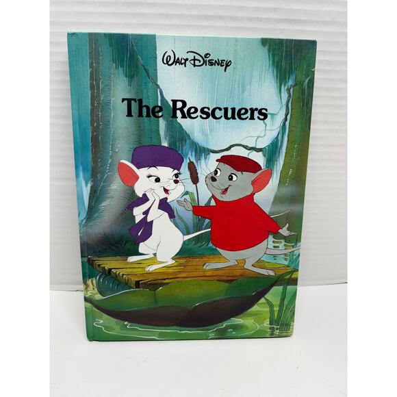 Vintage Walt Disney's The Rescuers Storybook 1989 Hardcover - Picture 1 of 5